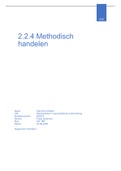 2.2.4 Methodisch handelen