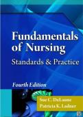 Test Bank For Fundamentals of Nursing: Standards and Practice Fourth Edition By Sue C. DeLaune and Patricia K. Ladner |All Chapters |COMPLETE STUDY GUIDE.