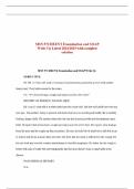 MSN 572 HEENT Examination and SOAP Write Up Latest 2024/2025 with complete solution