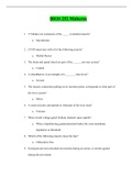 BIOS 252 A& P II Midterm Exam & BIOS 252 A& P II Midterm Study Guide (Latest-2021): Anatomy and Physiology II with Lab: Chamberlain College of Nursing |100% Verified Q & A, Complete Document to Score “A” Grade|