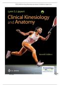 TEST BANK for Clinical Kinesiology and Anatomy 7th Edition by Lippert Lynn  ||All Chapters 1-20