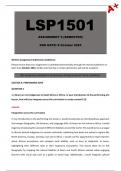 LSP1501 Assignment 9 (Semester) 2024 - Due 8 October 2024