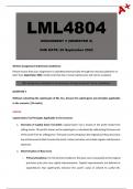 LML4804 Assignment 3 (Semester 2) 2024 - Due 25 September 2024