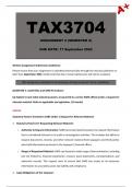 TAX3704 Assignment 2 (Semester 2) 2024 - Due 17 September 2024