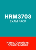 HRM3703 - EXAM PACK (2022) 