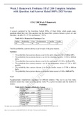 Week 3 Homework Problems STAT 200 Complete Solution with Question And Answer Rated 100% 2021Version