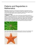 Patterns and Regularities in Mathematics