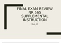 NR565 / NR 565 Final Exam Review PPT (Latest 2022 / 2023): Advanced Pharmacology Fundamentals - Chamberlain