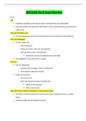 BIOS256 A & P IV Final Exam, BIOS256 A & P IV Final Exam Study Guide & BIOS256 A & P IV Midterm Exam Study Guide (Latest - 2021): Anatomy and Physiology IV with Lab: Chamberlain College of Nursing |100% Verified Q & A, Complete Document to Score “A” Grade