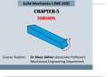 Class notes Solid Mecahnics (ME-202)  Mechanics of Materials in SI Units