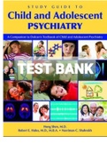 TEST BANK FOR Dulcan's Textbook Of Child And Adolescent Psychiatry