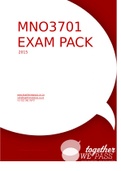 MNO3701 LATEST EXAM PACK!