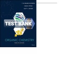 Exam (elaborations) TEST BANK FOR Organic Chemistry 10th Edition By T. W. Graham Solomons, Craig B. Fryhle, Robert G. Johnson (Study Guide and Solutions Manual) 