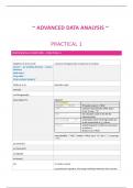 samenvatting: practicum 1 + 2 (take-home assignment) - 10/10