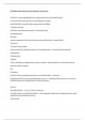 CNS Inflammation Response Exam Questions and Answers.