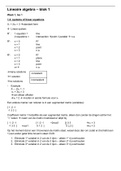 Samenvatting Linear Algebra and Its Applications, Global Edition, ISBN: 9781292092232  Linear Algebra