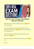 EPIC Care Link/ 70 Quizzes with Definitive Solutions/ 2024-2025 