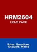 HRM2604 - EXAM PACK (2022)