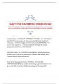 NAVY CS2 NAVEDTRA 15008A EXAM WITH GUARANTEED ACCURATE ANSWERS