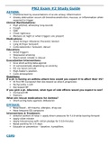 PN2 Exam #2 Study Guide