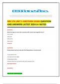 MN 576 UNIT 5 MIDTERM EXAM QUESTION AND ANSWERS LATEST 2024 A+ RATED 