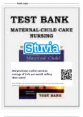 TEST BANK for; Maternity Newborn and Women’s Health Nursing: A Case-Based Approach 2nd Edition O’Meara||ISBN NO:10,1975209028||ISBN NO:13,978-1975209025|All Chapters Covered| Complete guide A+.