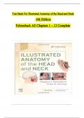 Illustrated Anatomy of the Head and Neck 6th Edition TEST BANK by Margaret J. Fehrenbach, Susan W. Herring, All Chapters 1 - 12, Complete Newest Version