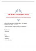 RN-BSN<3 EXAM QUESTIONS WITH GUARANTEED ACCURATE ANSWERS