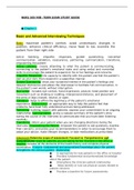 Basic and Advanced Interviewing Techniques   Basic maximize patient's comfort, avoid unnecessary changes in position, enhance clinical efficiency, move head to toe, examine the patient from their right side  Active listening, empathic responses, guided