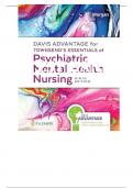 Davis Advantage for Townsend’s Essentials of Psychiatric Mental Health Nursing 9th Edition Test Bank Karyn Morgan All Chapters (1-32) | A+ ULTIMATE GUIDE 2023