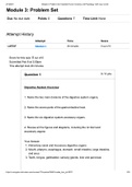 BIOD 151 M3 Problem Set 2021 - Portage Learning / BIOD151 M3 Problem Set 2021 - Portage Learning