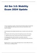 Ati Sm 3.0: Mobility Exam 2024 Update