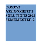 COS3721 ASSIGNMENT 1 SOLUTIONS 2021 SEMEMESTER 2