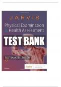 Test Bank Physical Examination And Health Assessment 8th Edition Jarvis Questions And Answers Rated A+. 