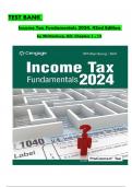 TEST BANK for Income Tax Fundamentals 2024, 42nd Edition by Gerald Whittenburg; ISBN