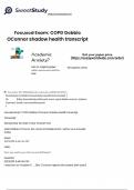 Focused Exam: COPD Debbie OConnor shadow health transcript