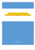 Urden Critical Care Chapter 13 Cardiovascular Diagnostic Procedures