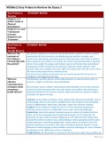 NURS612 Key Points to Review for Exam 1 