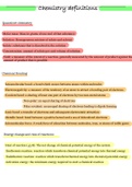 Grade: 12 IEB Chemistry definitions 