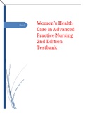 Women’s Health Care in Advanced Practice Nursing 2nd Edition Testbank