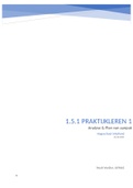 1.5.1 Praktijkleren 1, jaar 1. (Een 9 behaald!!)