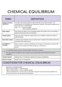 Chemical Equilibrium