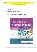 Test Bank Concepts for Nursing Practice 3rd by Jean Giddens 2024