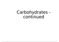 Carbohydrates