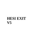 HESI EXIT V5 NEW WITH QUESTIONS AND ANSWERS ALREADY GRADED A+