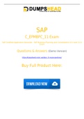 Passing your C_EPMBPC_11 Exam Questions In one attempt with the help of C_EPMBPC_11 Dumpshead!