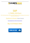 Passing your C_THR95_2105 Exam Questions In one attempt with the help of C_THR95_2105 Dumpshead!