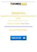 Passing your Databricks-Certified-Professional-Data-Scientist Exam Questions In one attempt with the help of Databricks-Certified-Professional-Data-Scientist Dumpshead!