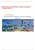 WGU D199 Course Workbook, complete revised with complete solution