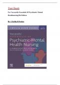 Test Bank for Varcarolis Essentials of Psychiatric Mental Health Nursing 5th Edition Fosbre. All Chapter 1-28 || Latest Edition 20242025